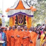 Chikkaballapur Veeranjaneya Swamy Temple Rathotsava Kadalekai Parishe Inauguration Adichunchanagiri Nirmalanandanatha Swamiji