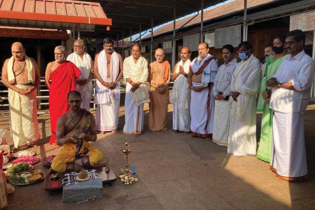 Kollur Sri Mookambika Temple Veerabhadra Swamy Temple Groundbreaking