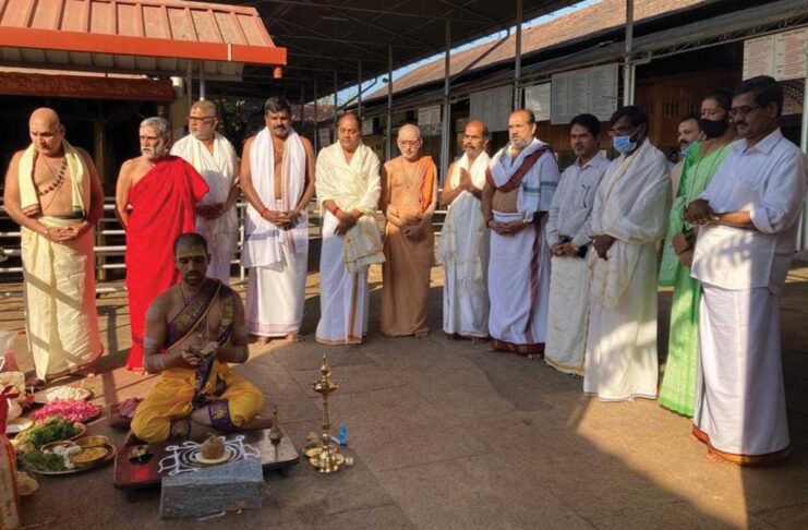 Kollur Sri Mookambika Temple Veerabhadra Swamy Temple Groundbreaking