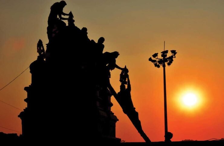 Gavimath Koppal Gavisiddeshwara Matha Jathra Mahotsava Basava Pata Arohana