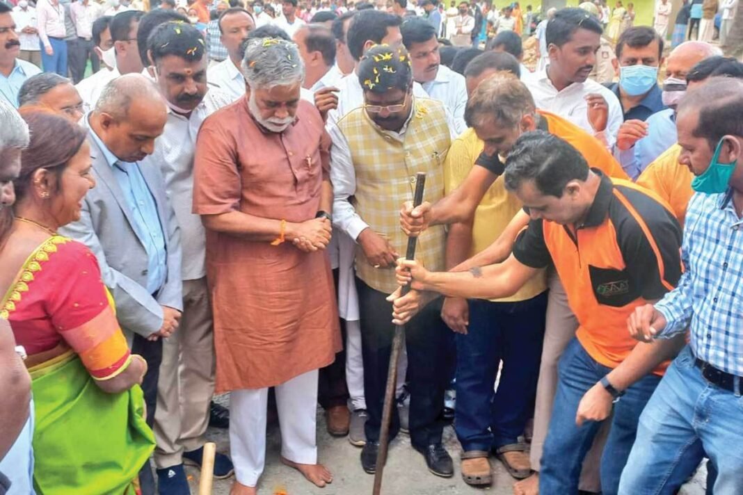 Mulbagal DVG School Groundbreaking Ceremony