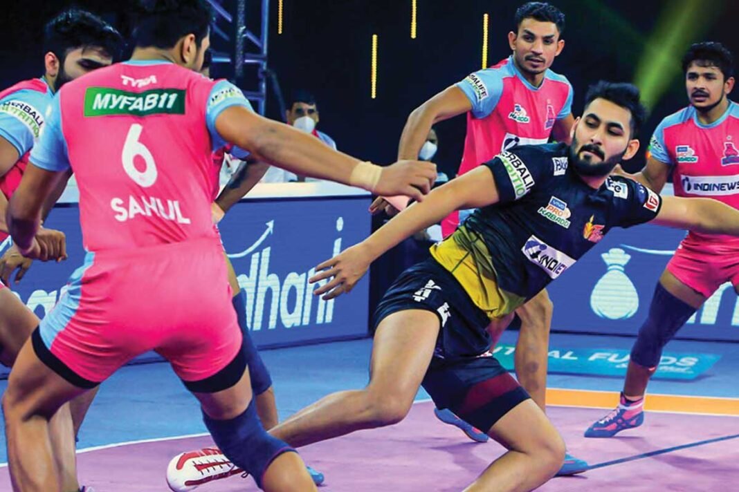 Jaipur Pink Panthers Vs Telugu Titans Pro Kabaddi League 2022