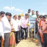 Honnali M P Renukacharya Construction Works Groundbreaking