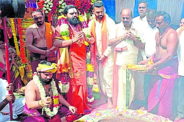 Doddaballapura Mariyamma temple Anand Guruji Chandi Pooja Homam