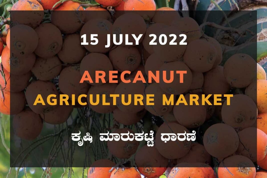 Arecanut ಅಡಿಕೆ ದರ Price Karnataka Agriculture Market