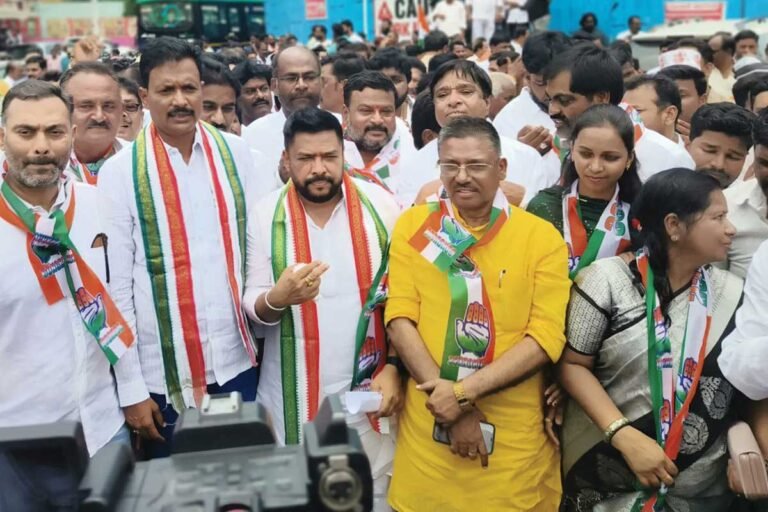 Karnataka Congress Protest against centre over Rice scheme Annabhagya