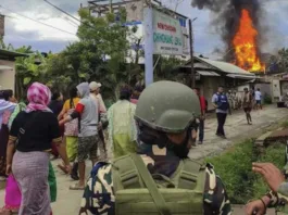 Manipur Violence firing