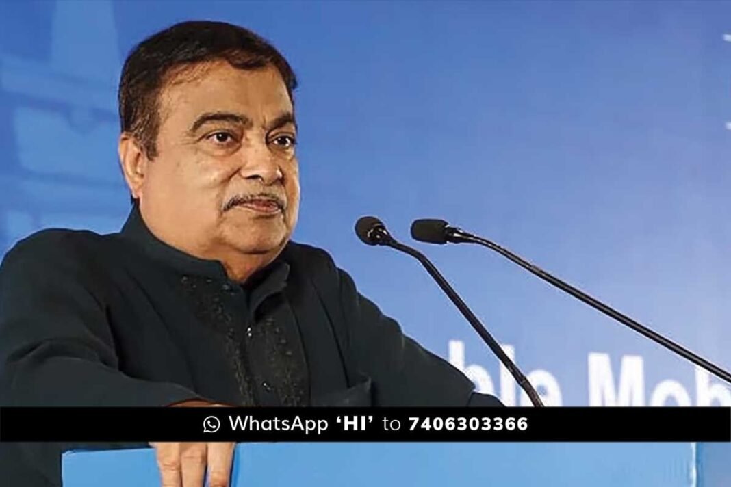 Union minister Nitin Gadkari unveiled an ambitious plan for a new 14-lane road project