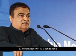 Union minister Nitin Gadkari unveiled an ambitious plan for a new 14-lane road project