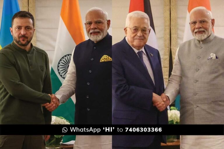 Prime Minister Narendra Modi met with Palestinian President and Ukraine President Zelensky