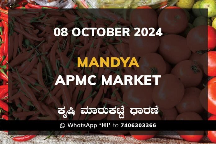 Mandya APMC Agriculture Market ಮಂಡ್ಯ ಕೃಷಿ ಮಾರುಕಟ್ಟೆ ಧಾರಣೆ