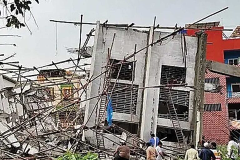 Bengaluru Rain Building Collapse