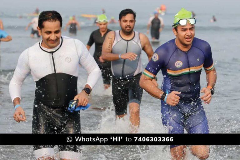 MP Tejasvi Surya in Iron Man Triathlon Championship Goa