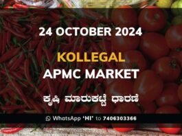 Kollegal APMC Agriculture Market ಕೊಳ್ಳೇಗಾಲ ಕೃಷಿ ಮಾರುಕಟ್ಟೆ ಧಾರಣೆ