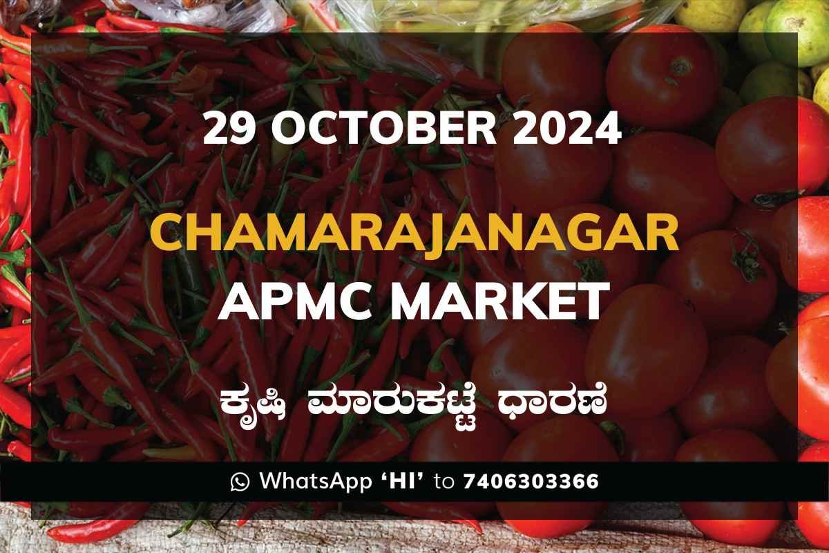 Chamarajanagar APMC Agriculture Market Daily Price Report ಚಾಮರಾಜನಗರ ಕೃಷಿ ಮಾರುಕಟ್ಟೆ ಧಾರಣೆ