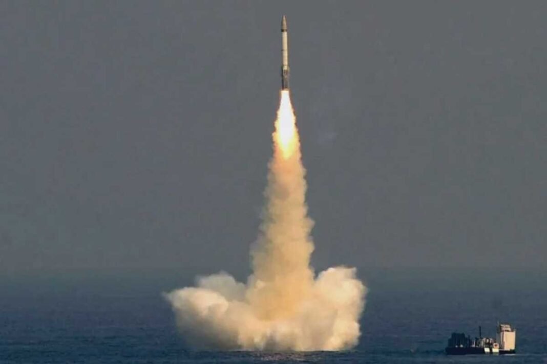 India K4 Ballistic Missile Test