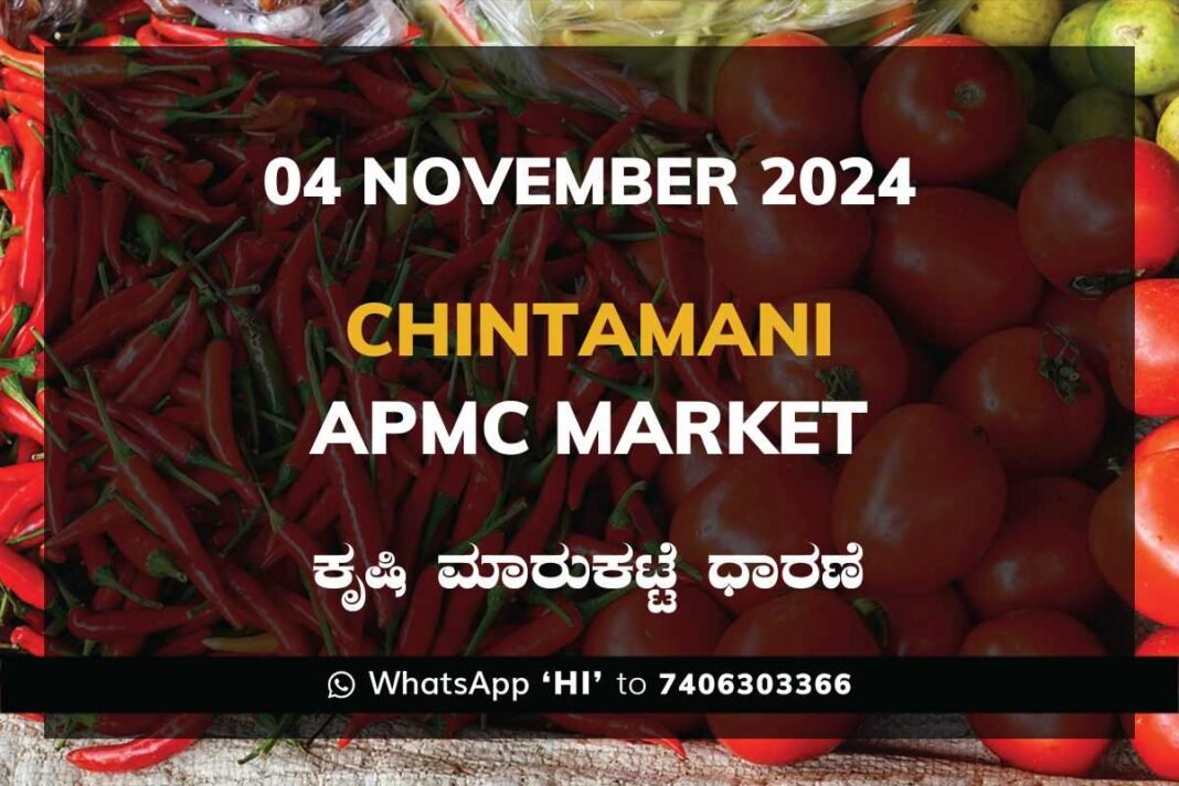 Chintamani APMC Agriculture Market Daily Price Rate List ಚಿಂತಾಮಣಿ ಕೃಷಿ ಮಾರುಕಟ್ಟೆ ಧಾರಣೆ