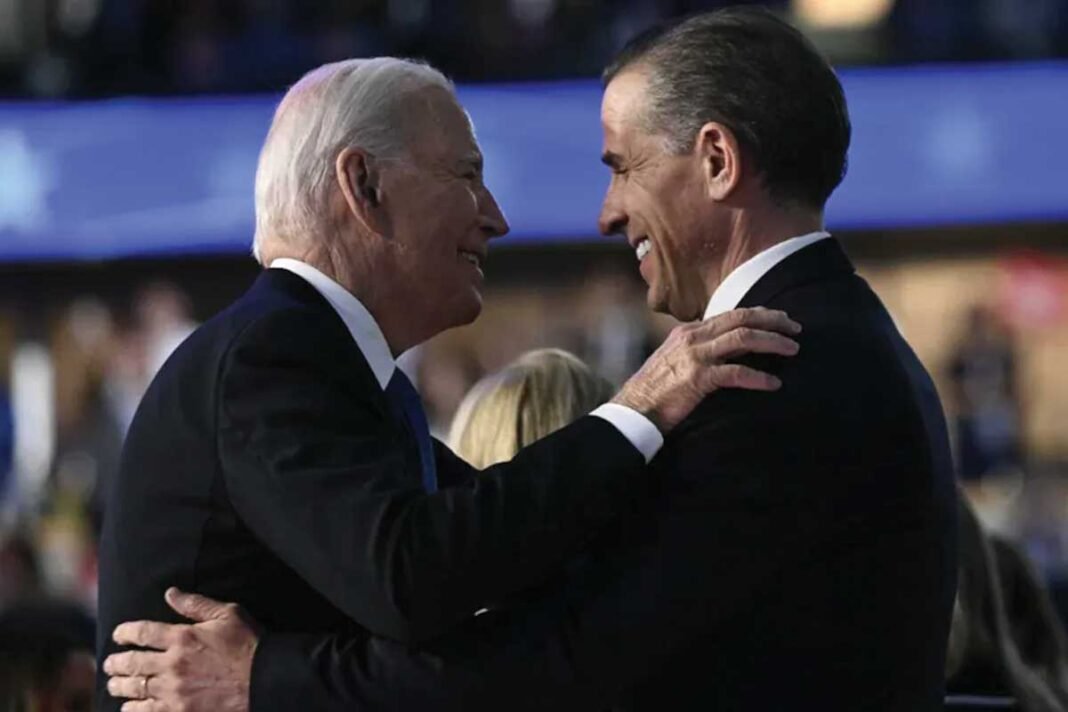 Joe Biden pardons son Hunter biden