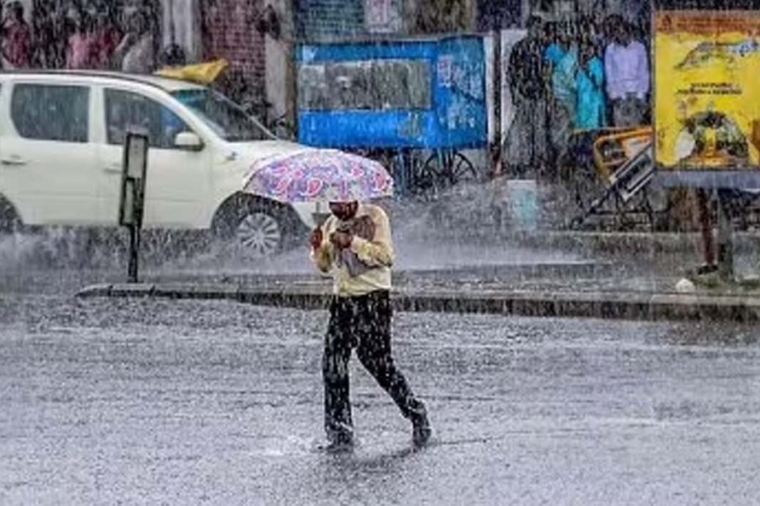 Rain in southern interior