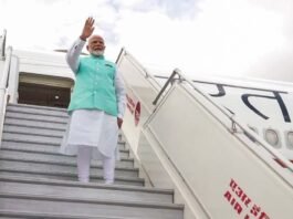 Prime Minister Narendra Modi has left for Paris