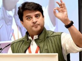 Union Minister Jyotiraditya Scindia