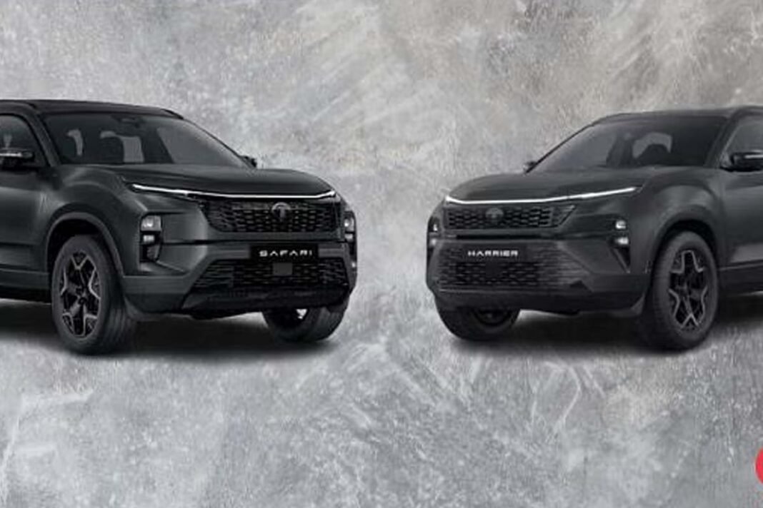 Tata Harrier and Safari Stealth Edition