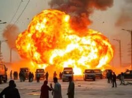 Bomb blast in Pakistan