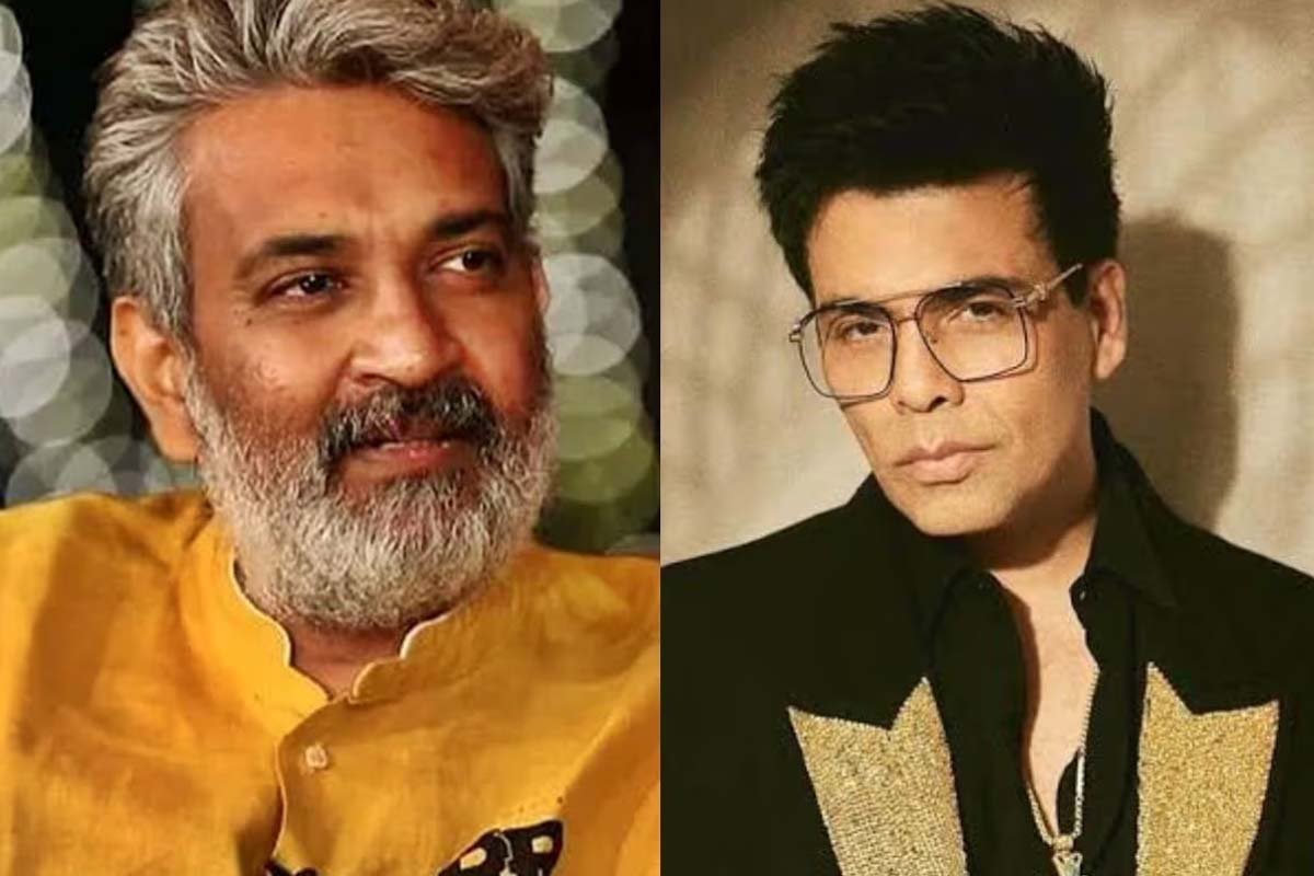 Rajamouli and Karan Johar Rajamouli and Karan Johar
