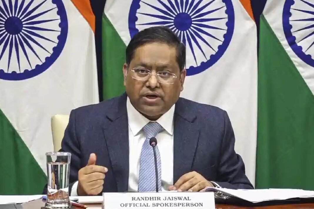 Indian Foreign Ministry spokesperson Randhir Jaiswal