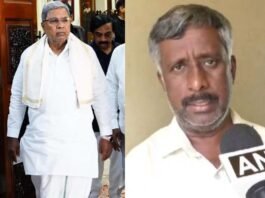 Siddaramaiah and Snehamayi Krishna