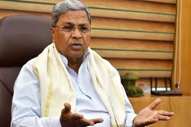 Chief Minister Siddaramaiah