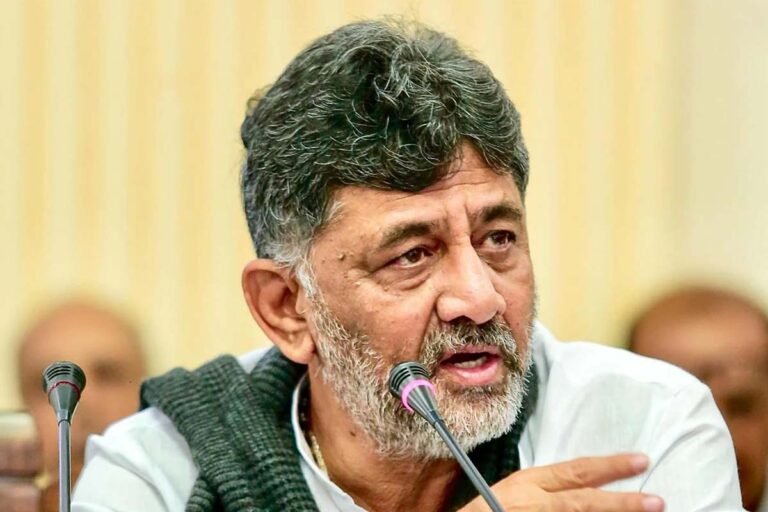 Deputy Chief Minister D.K. Shivakumar