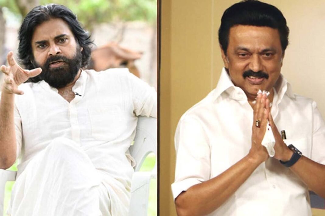 DCM Pawan Kalyan and CM M.K. Stalin