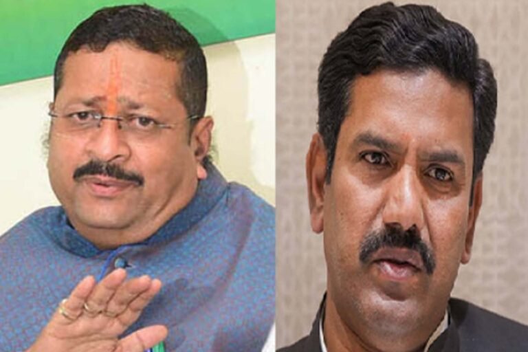 Basanagouda Patil Yatnal and B.Y. Vijayendra