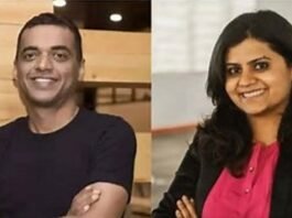 Zomato CEO Deepinder Goyal and Surabhi Das
