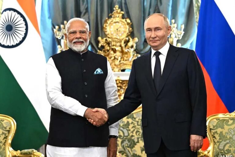 Narendra Modi and Putin