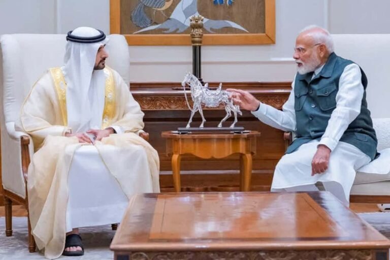Dubai Deputy Prime Minister Sheikh Hamdan bin Mohammed and Modi