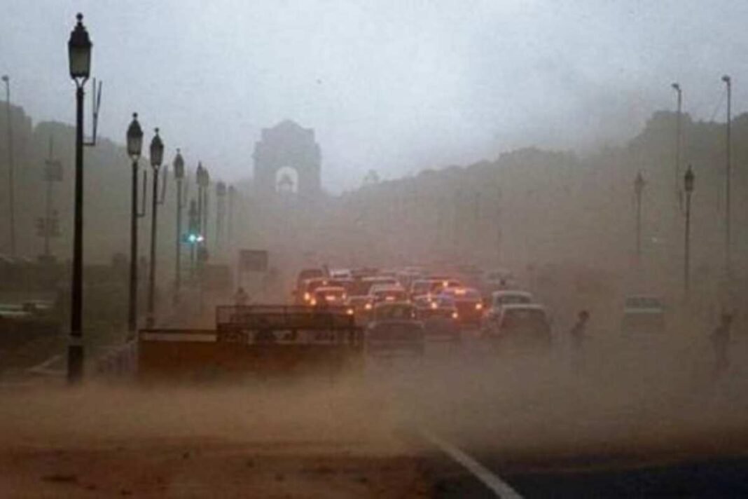 New Delhi High temperature Dust Storm Storm