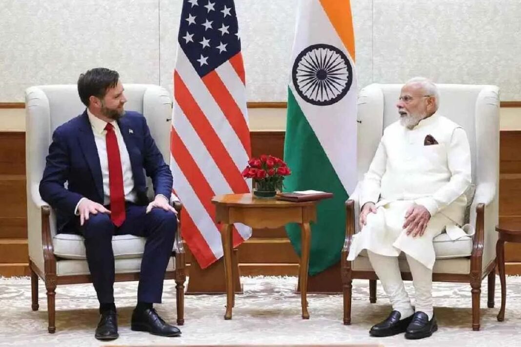 Prime Minister Modi and J.D. Vance