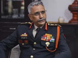 former Indian Army Chief Manoj Mukund Naravane
