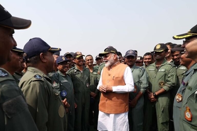 PM Modi visits Adampur airbase in Punjab