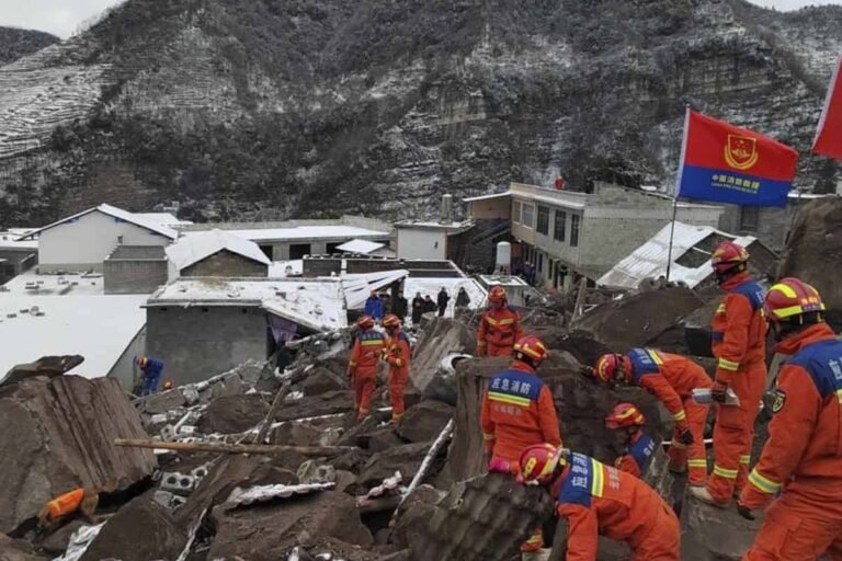 Landslide in southwest China