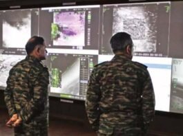 Three Army Chiefs in War Room, Keeping an Eye on Pakistan