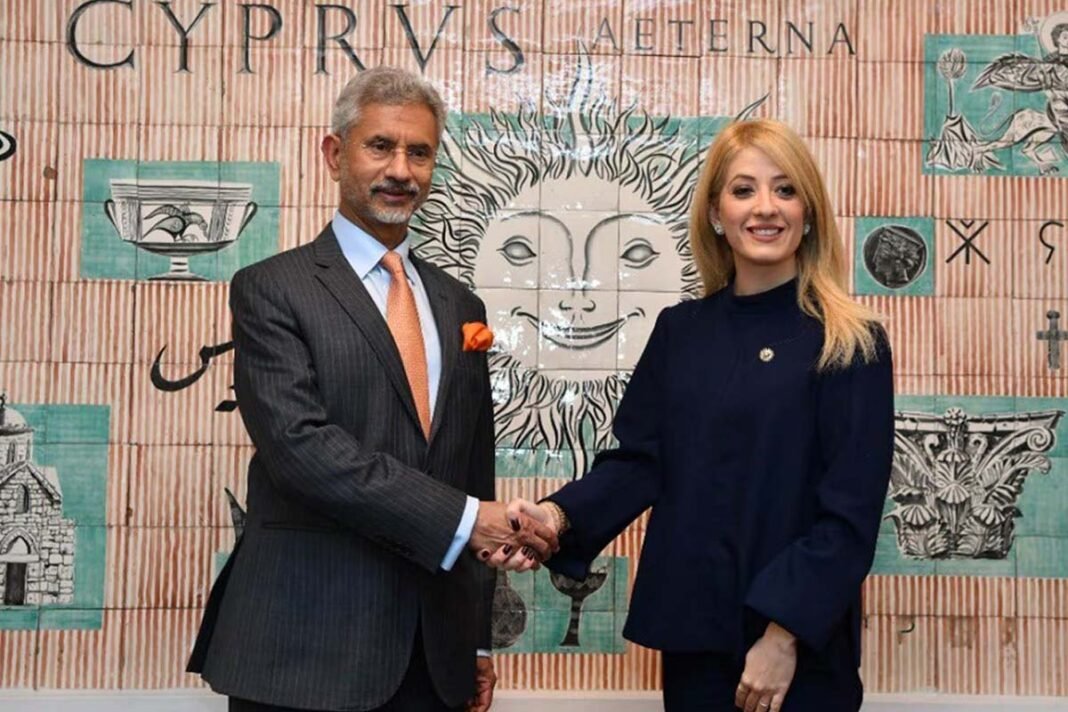 External Affairs Minister S Jaishankar meets Annita Demetriou, Speaker of the House of Representatives of Cyprus