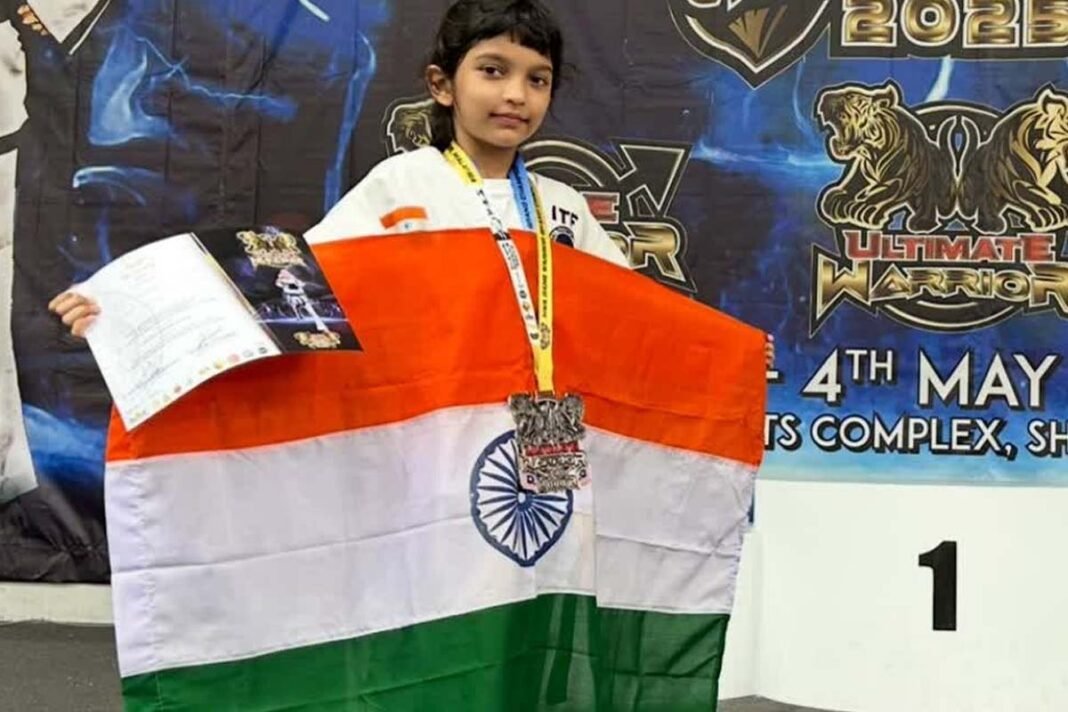 Shanvi Satish wins gold medal in international taekwondo competition