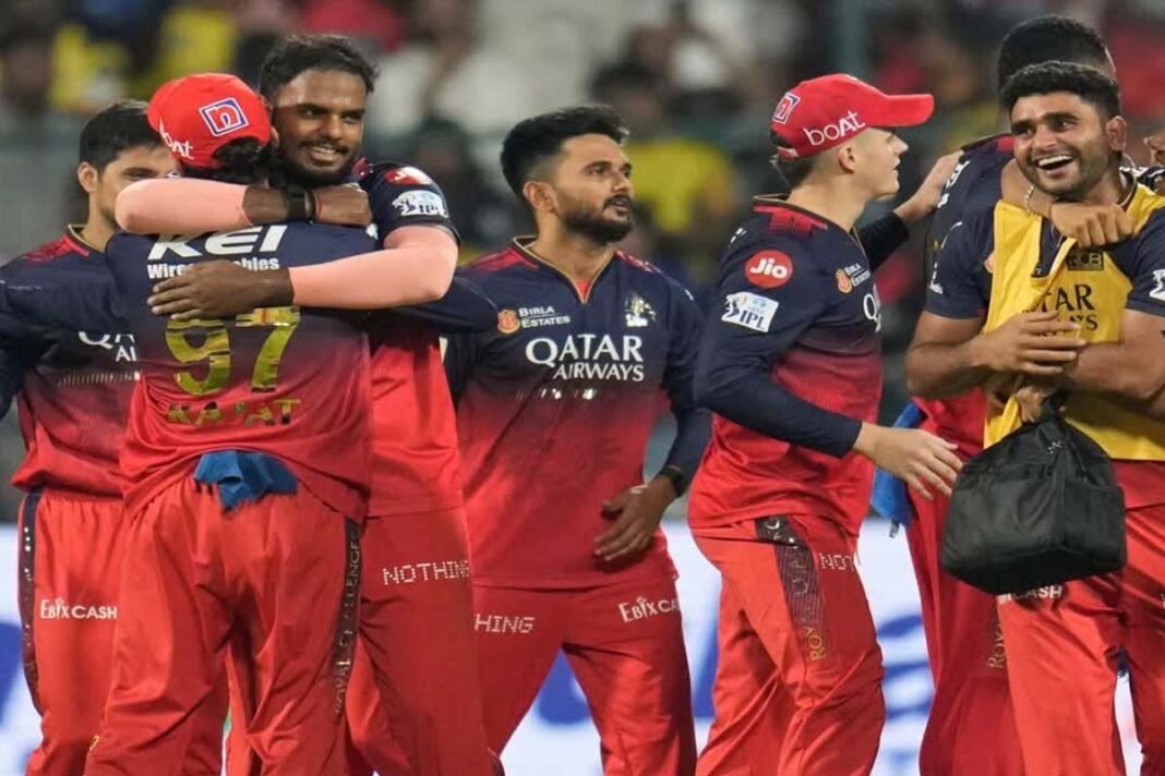 RCB BEAT CSK