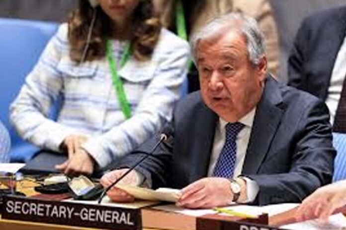 UN Secretary-General Antonio Guterres