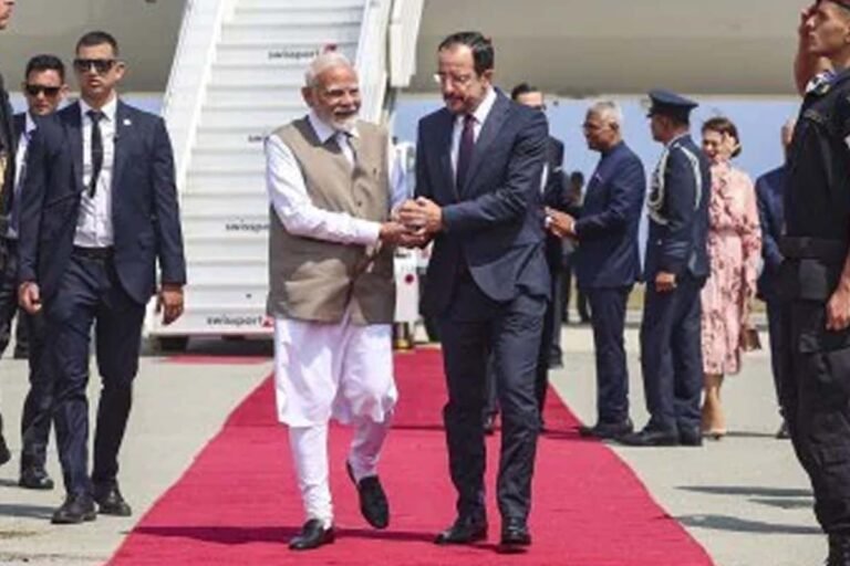 Modi and Cyprus President Nikos Christodoulides