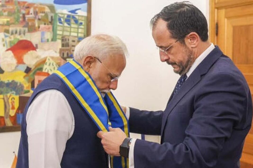 Another international honour for Modi: Award from Cyprus