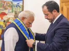 Another international honour for Modi: Award from Cyprus